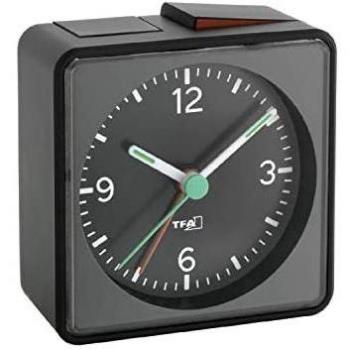 Despertador Electrónico TFA-Dostmann 60.1013.01 Negro con función de empuje