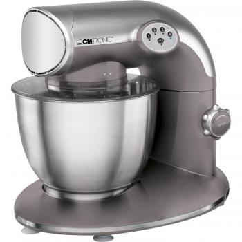 Clatronic KM 3632 - Batidora Amasadora Orbital de Alta Potencia, 1200W con Capacidad de 5.6 Litros y 5 Velocidades Ajustables