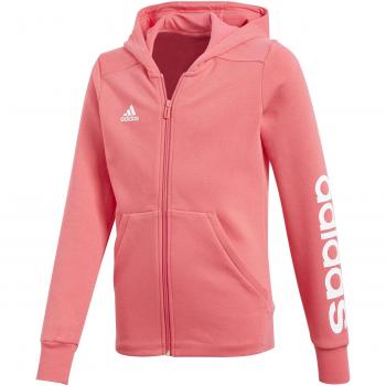 adidas Linear FZ HD Sudadera, Niñas, Rosa