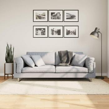 Alfombra Shaggy PAMPLONA Long Fleece Modern Grey 140x200 cm - Alfombra de pelo largo moderna en color gris, tamaño 140x200 cm