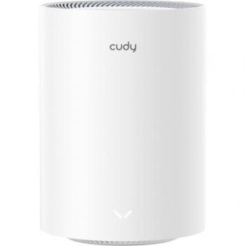 Cudy M1800 AX1800 Dual-Band Wi-Fi 6 Mesh System - 1201Mbps at 5GHz, 574Mbps at 2.4GHz - Gigabit LAN Port, Gigabit WAN Port - White Internal Mesh