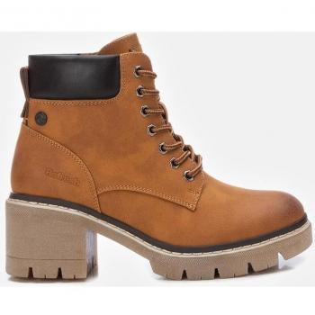 Refresh 171058 Botines Mujer Color Panamá con Tacón de 6cm y Cierre de Cremallera
