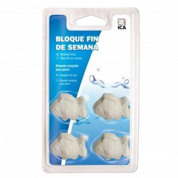 Bloque alimento para peces fin de semana WUAPU, formulado específicamente para proporcionar una nutrición completa a los peces durante el fin de semana, liberando lentamente nutrientes y vitaminas esenciales, ideal para acuarios de agua dulce y salada,
