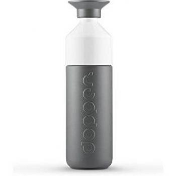Dopper Insulated Glacier Grey Botella Isotérmica - Botella Agua 580ml - Termo para café - Botella de acero inoxidable - Botella deportiva - 24 horas fría, 9 horas caliente