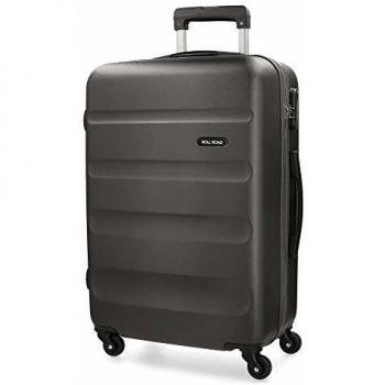 Roll Road Flex Maleta mediana Gris 46x64x23 cms Rígida ABS Cierre combinación 56L 3,1Kgs 4 Ruedas