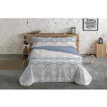 Juego de funda nórdica Hosteline Mojacar Azul Cama de 90 3 Piezas