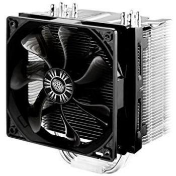Cooler Master Hyper 412S, Enfriador, Procesador, 12 cm, Negro, Plata, Aluminio, 0,1A