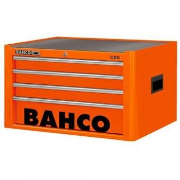 Cofre para herramientas de acero inoxidable con 4 cajones, 501mm x 677mm x 419mm (naranja) BAHCO