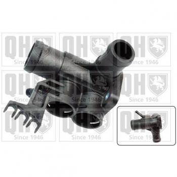 Brida de refrigerante QUINTON HAZELL QTH822CF - Flange para líquido de refrigeración compatible con VW y SEAT