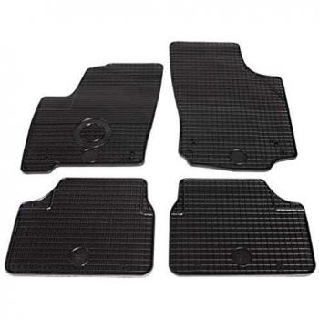 vidaXL Juego Alfombrillas de Coche a Medida Goma 4 Piezas Esterillas Alfombras