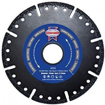 Faithfull DB115ALL - 115 x 22 mm especialista en toda la lámina de corte de diamante