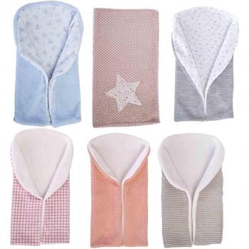 Mantitas y arruyos para muñeca de Rosa Toys - Mantas bolsa surtida de 40 cm