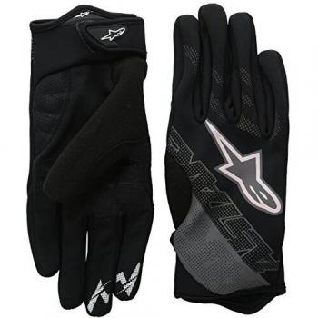 Alpinestars Stratus hombre gloves-blue, hombre, color Black/Steel Gray, tamaño medium