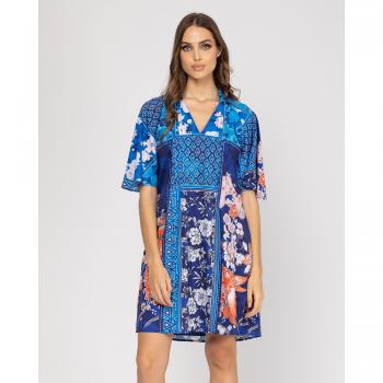 Vestido corto plisado Niza
