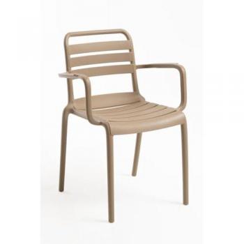 Silla de Jardín Belia con Brazos - Beige