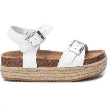 Sandalia Xti 58097 Niña Blanca - Sandalias de Diseño Moderno con Cierre de Hebilla y Suela de Goma
