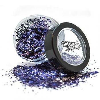 Paintglow Purpurina biodegradable de color morado, 30 g