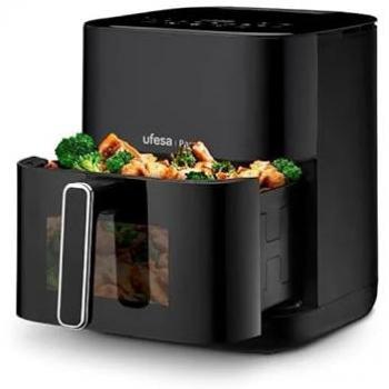 Freidora de Aire Ufesa Parrot 6L con Vapor, Doble Resistencia y 10 Programas Preestablecidos
