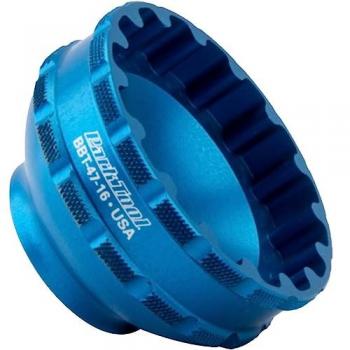 Extractor de pedalier Park Tool BBT-47-16 con 16 muescas, compatible con cazoletas de 52 a 54 mm