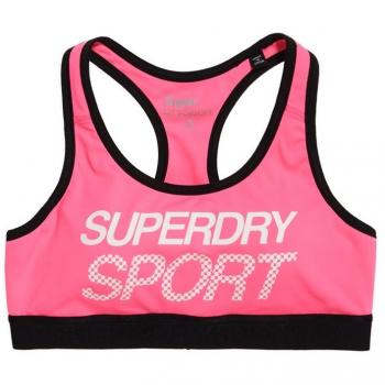 Superdry – Sujetador deportivo, mfu-pop pink