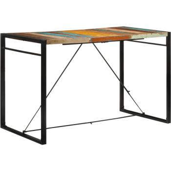 Reclaimed Solid Wood Bar Table 68.9x35.4x43.3
