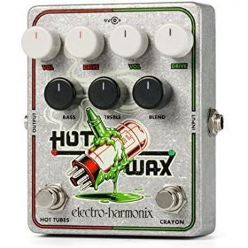 Electro Harmonix Hot Wax Dual Overdrive Guitar Distortion Pedal