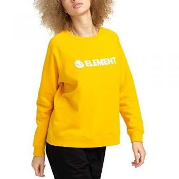 Element Logic Crew Suéter para mujer - Dorado - X-Small