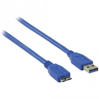 Cable USB 3.0 A Macho a Micro USB B Macho de 3 metros Azul