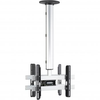 Soporte de Techo Universal VESA para TV CM3 Doble (26-40 pulgadas, 56 kg, Plata)