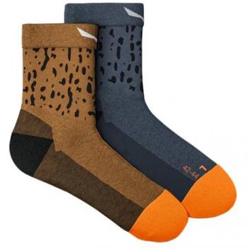 Calcetines Medios Salewa Mtn Trainer Multicolor para Hombre, Merino, Talla EU 39-41