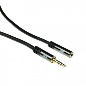 Cable de extensión de Audio HQ Jack estéreo macho - hembra 3m - AK6252