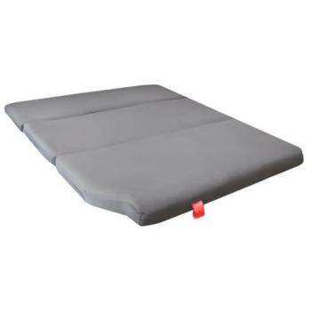 Colchón Camper Plegable para Volkswagen California T4 - 8cm HR 30kg/m3 + 3cm Viscoelástica - Gris