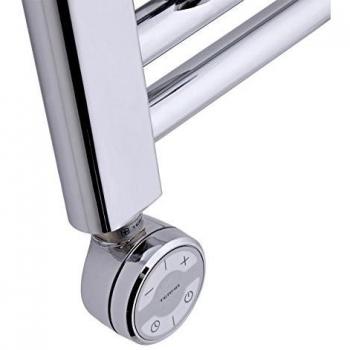 Radiador Toallero Eléctrico Vertical Moderno Ischia - Acero Inoxidable Cromado 600W - 1000 x 600 mm