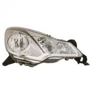 Faro Delantero Derecho H7, H1 Transparente para Citroën DS3 desde 2010 - VAN WEZEL 0952962N