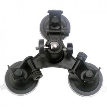 Soporte de Montaje Succionador Tri-Cup para Cámara DSLR y Acción, Compatible con GoPro Hero 5/4/3+/3 y SJCAM SJ4000