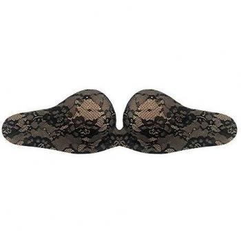 Bye Bra Sujetador Adhesivo de Gala con cordón, Push-up Sostén Autoadhesivo sin Tirantes y con Escote, para Cualquier Conjunto con la Espalda Descubierta, con Barra con Aros, Tallas de Copas: A-E.