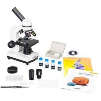 Microscopio Digital Portátil Levenhuk Rainbow D2L 0.3M con Cámara y Kit de Experimentos, Piedra de Luna