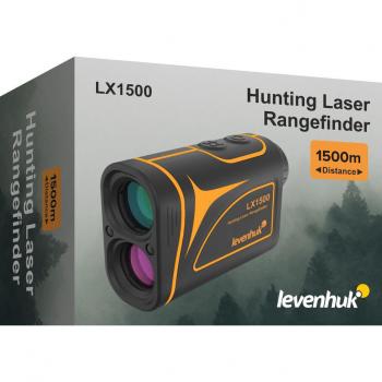 Telémetro láser de caza Levenhuk LX1500 con precisión y alcance extendido