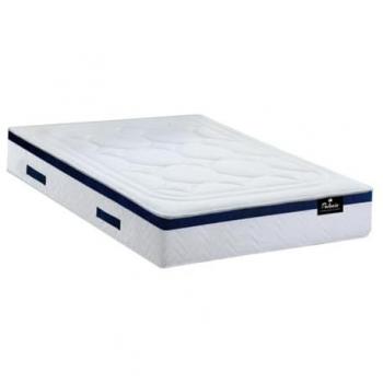Colchón de muelles ensacados memoria de forma MARQUIS de DREAMEA - 30 cm de grosor - 140x190 cm - Azul