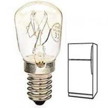 Lámpara Duralamp Incandescente E14 15W Tipo Pera Pequeña para Electrodomésticos