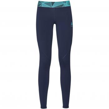 Odlo Ceramicool Pro Pantalones, Mujer, Azul
