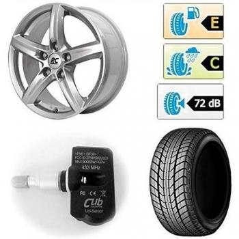 Tuning Heads/RC de diseño/hankook 558380. dk.wrdks de RC F12-RC24-C-18 - de KS de 7016 - 10756 4 x Ruedas de invierno con TPMS Sensores Completo gewuchtet y montado en