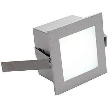 Empotrable LED Frame Basic 3000K, cuadrado, gris plata