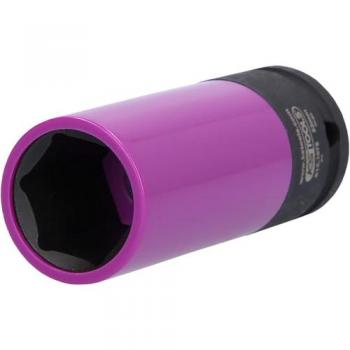 Cubo insertable KS Tools 1/2 para tuercas de llantas de aleación, robusto y largo, 23 mm