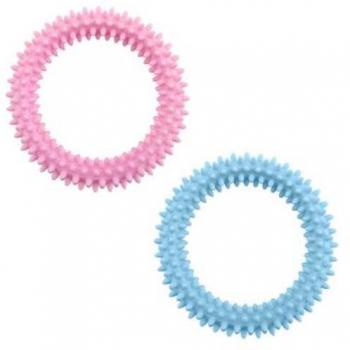 Nayeco Juguete Para Perros Pequeños Aro Con Pinchos Azul 11Cm
