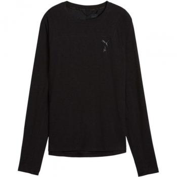Camiseta de running Puma Seasons para mujer en color negro