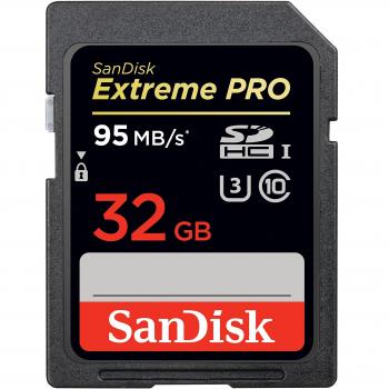 Tarjeta de Memoria SanDisk Extreme Pro SDHC UHS de 32 GB, hasta 95 MB/s