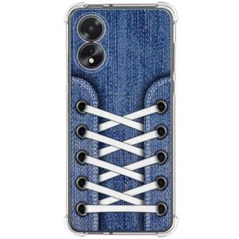 Funda de Silicona Antigolpes Personalizada para Oppo A38 4G - Diseño Zapatillas 01