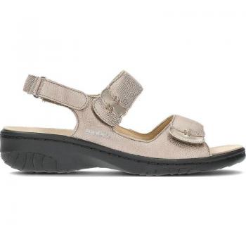 Sandalias Mephisto Getha Beige para mujer, características: diseño cómodo, plantilla acolchada, suela de goma antideslizante, ajuste con tiras ajustables, material de alta calidad y transpirabilidad
