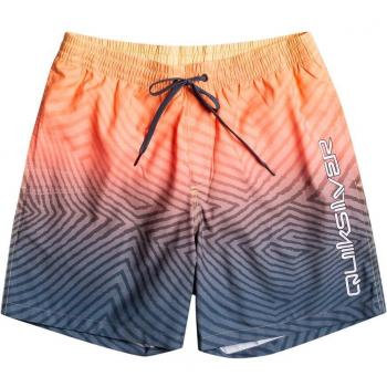 Bañador Quiksilver Everyday Warped Logo 17' para hombre en color naranja